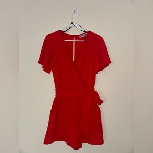 Red romper from Premier Amour! ❤️